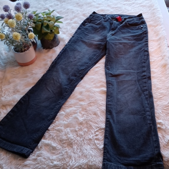 Jag Stretch Size 0 Petite Black Faded Jeans - Picture 2 of 9